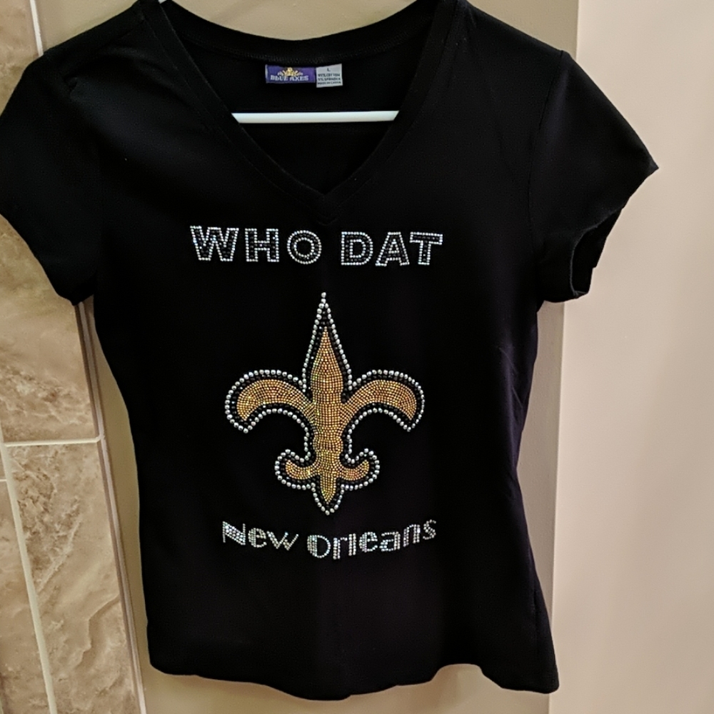 New Orleans Saints Studded short sleeve tee